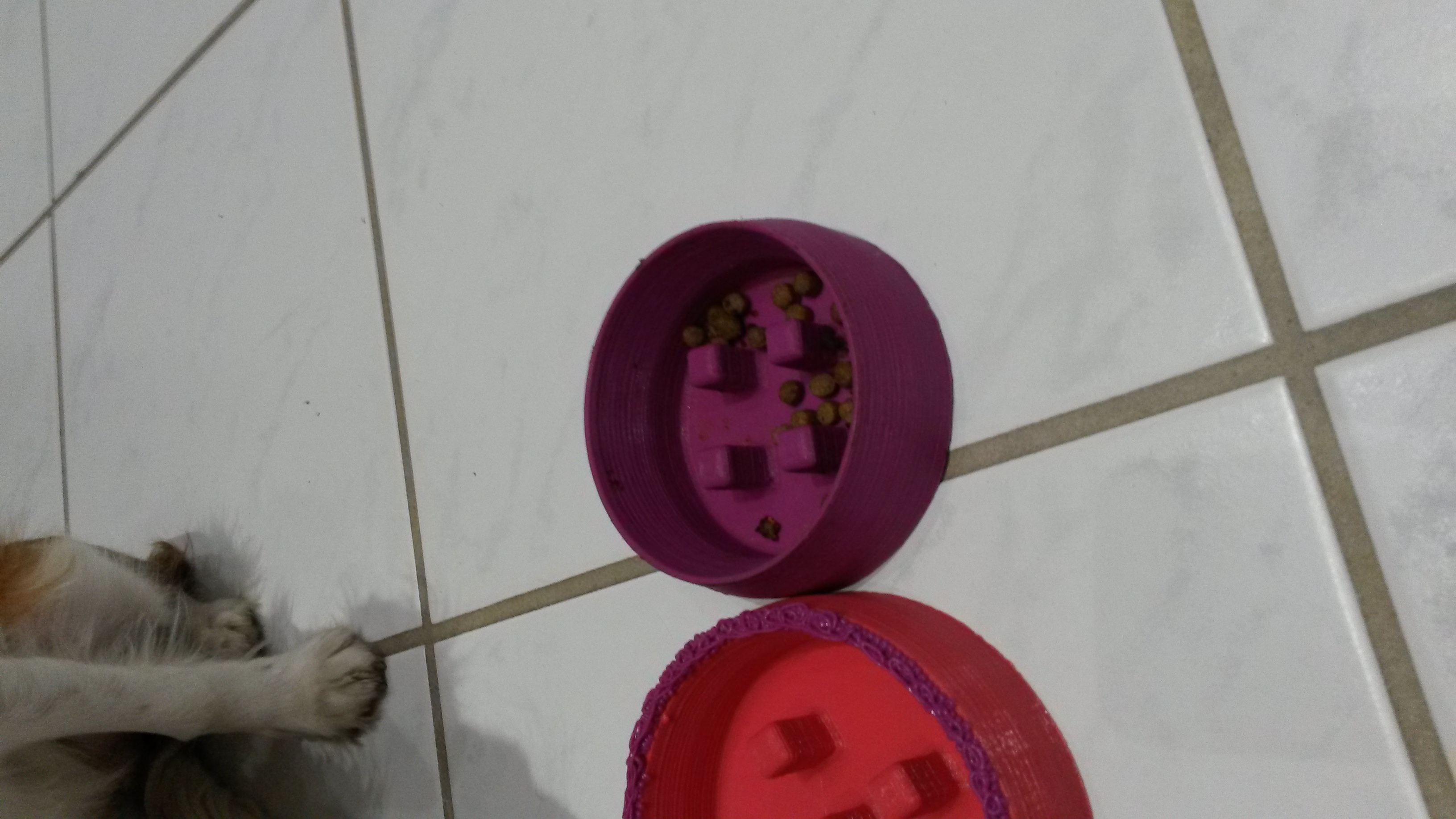 Slow Eating Pet Bowl  Anti-Schling Napf