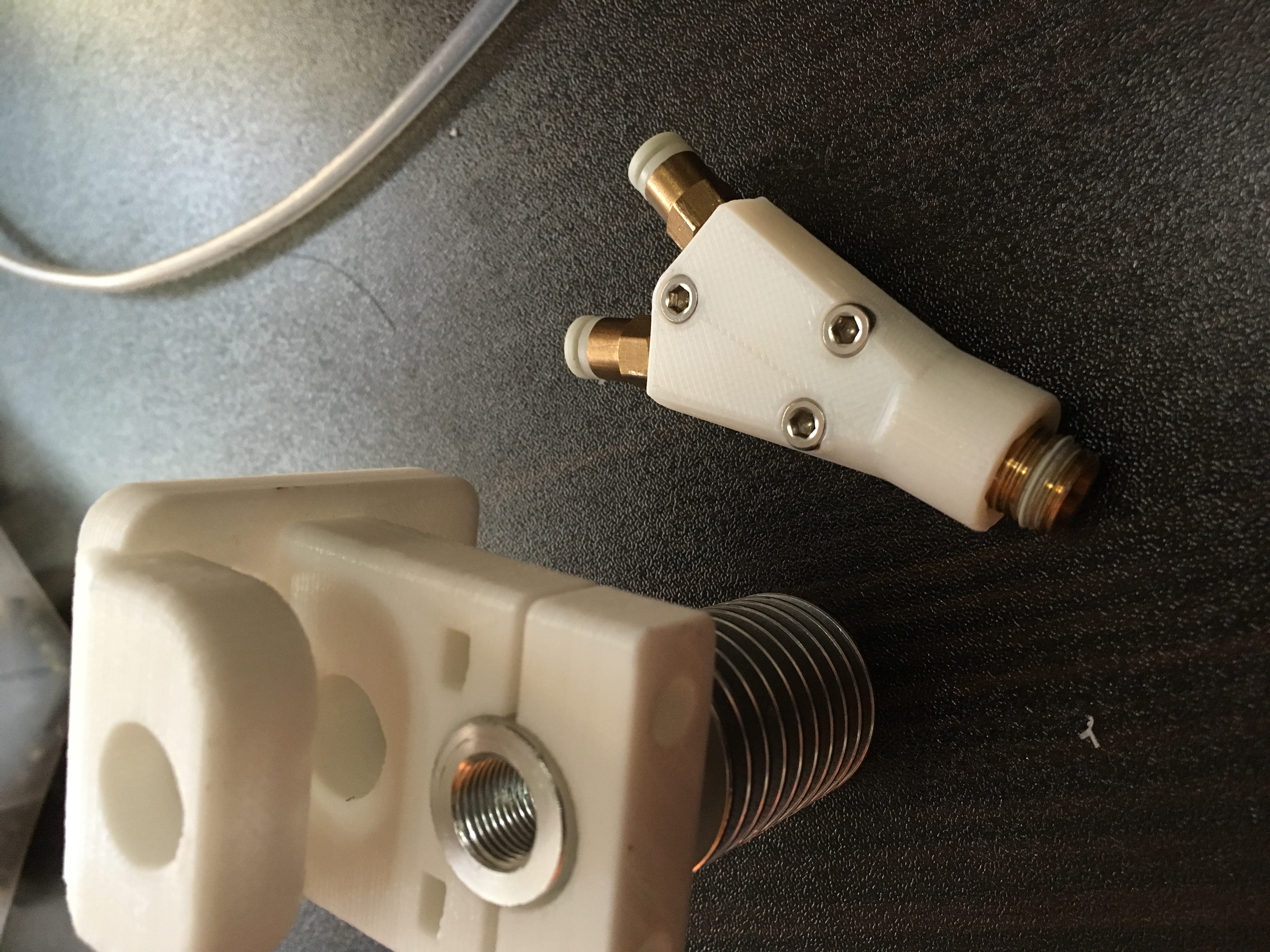 M6 Dual extruder splitter Y