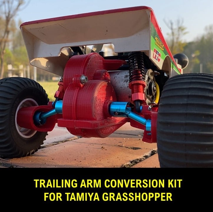 TAMIYA GRASSHOPPER : Trailing Arm Conversion Kit
