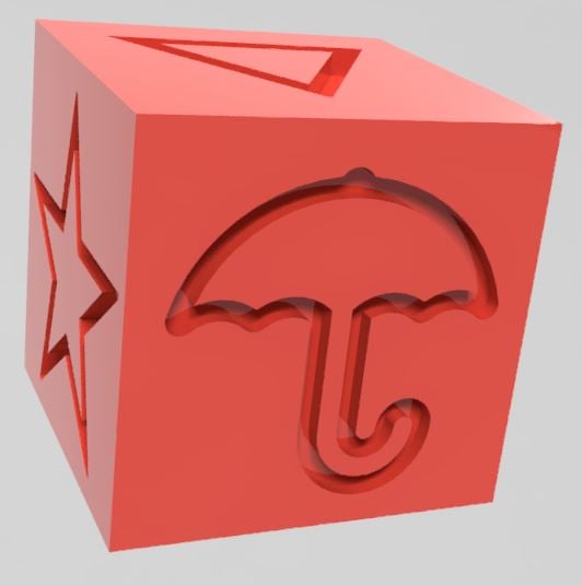 20mm Calibration cube - Squid game V2