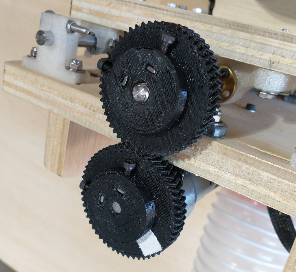 OpenSCAD Gear Library with herringbone set screws