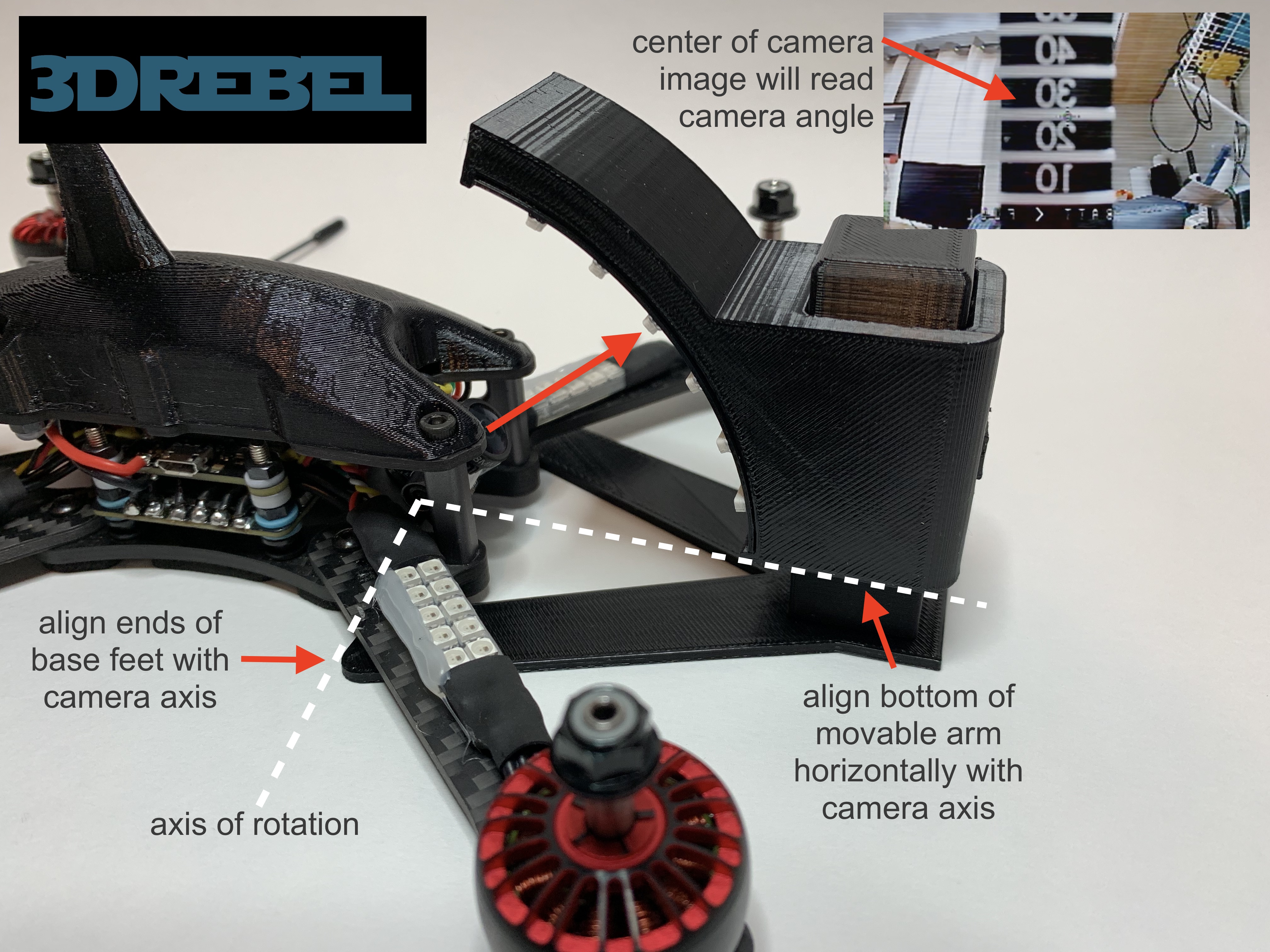 Camera Angle Tool for FPV Drones