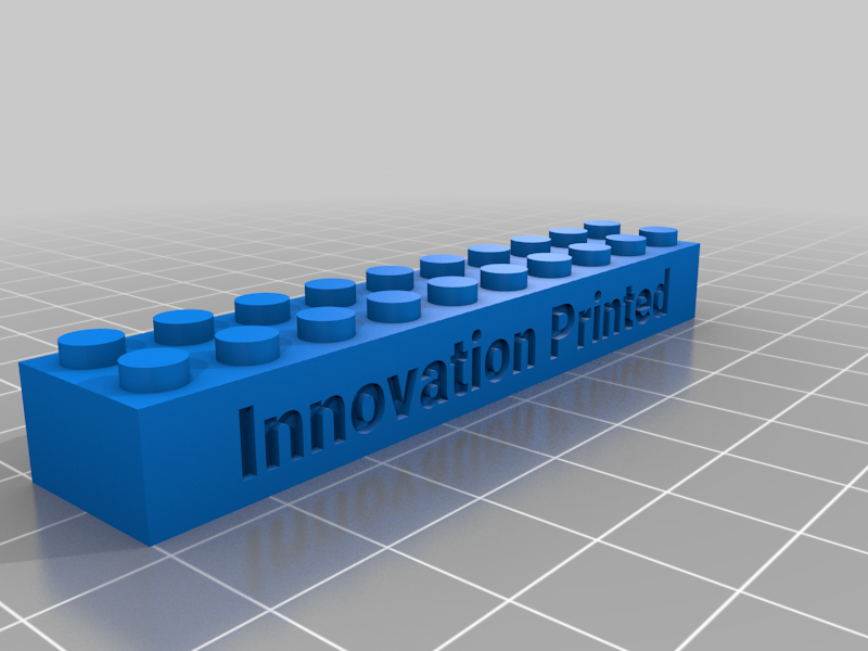 Lego Brick Innovation printed 