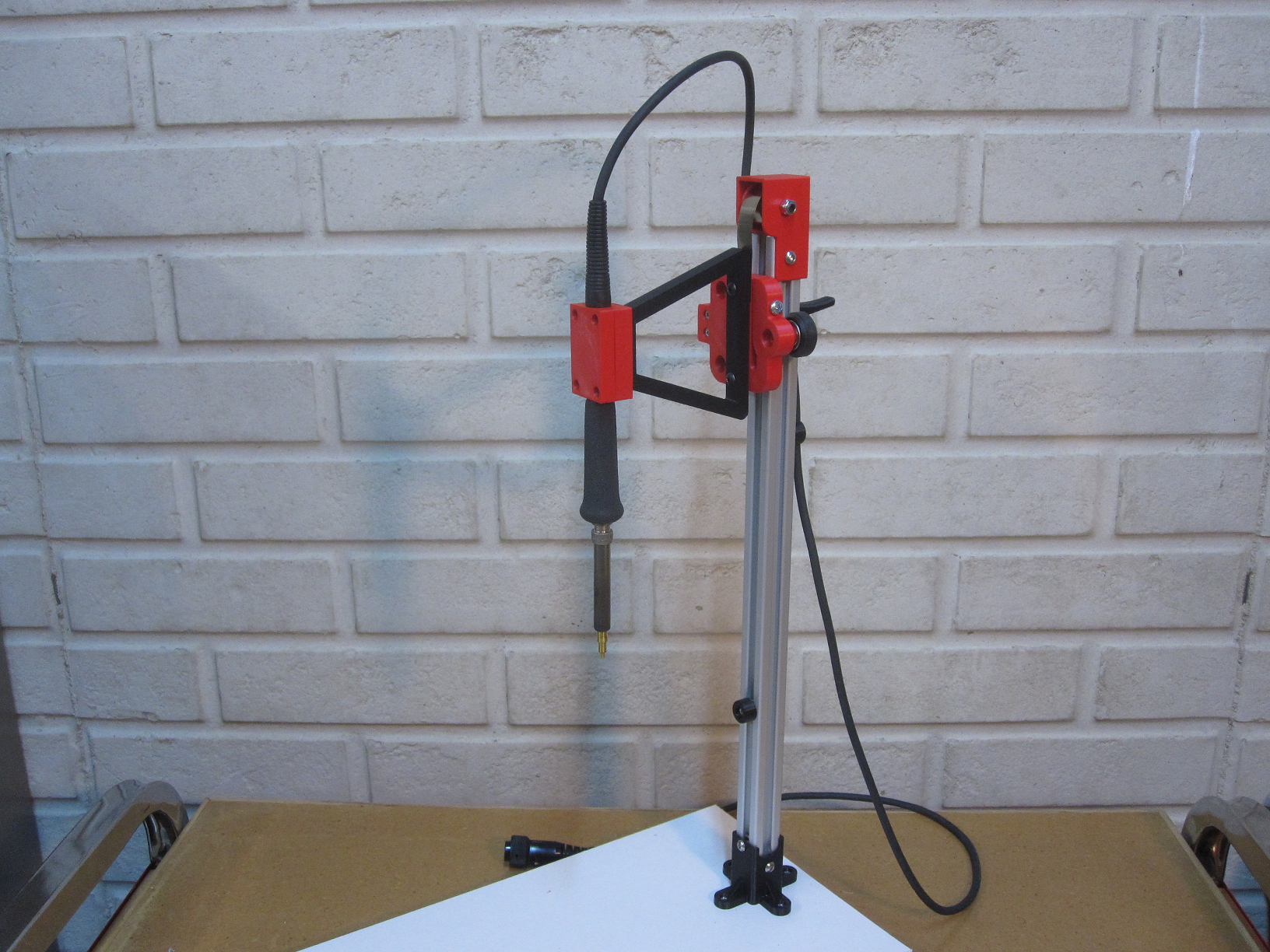 Heat-Set Insert Press with Spring Return
