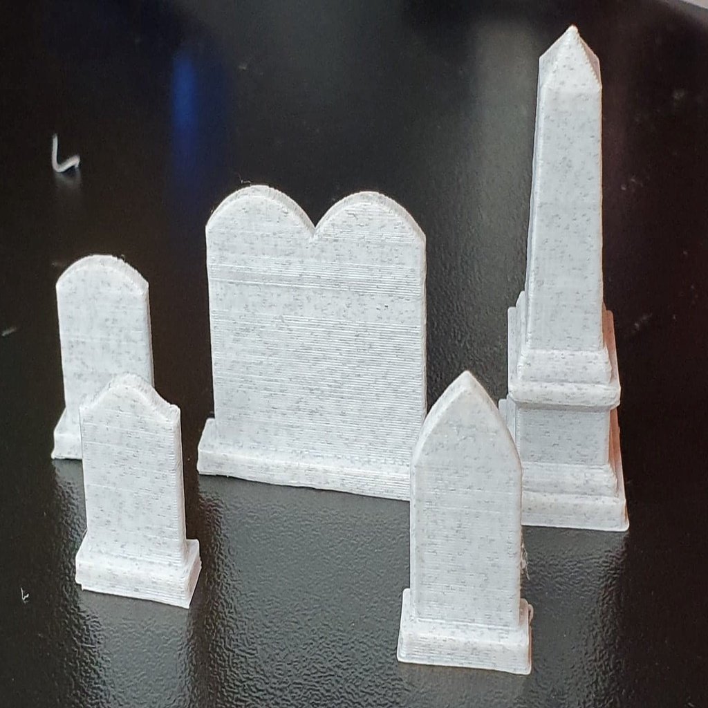 Some Headstones for tabletop gaming