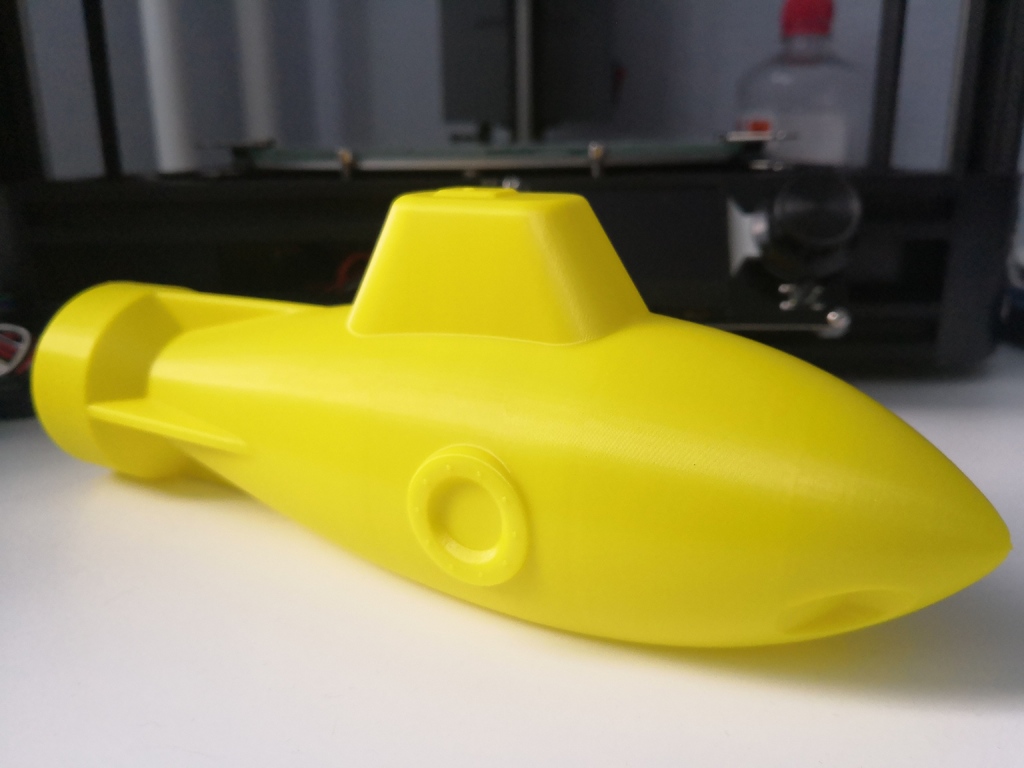 Submarine toy, fast and easy print
