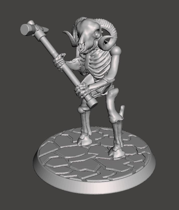 Skeleton Beastman Warriors - Melee Ram Ragers
