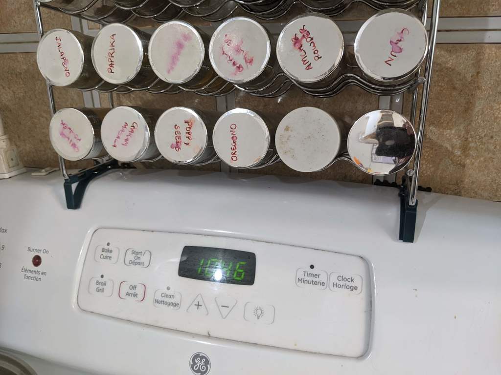 Spice Rack GE Oven Connector