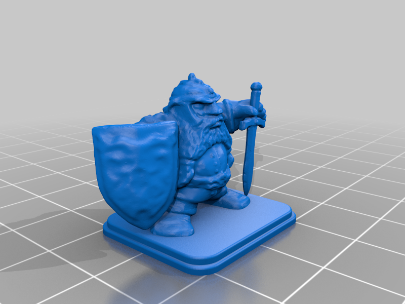 HeroQuest Dwarf Shield Helm Short Sword