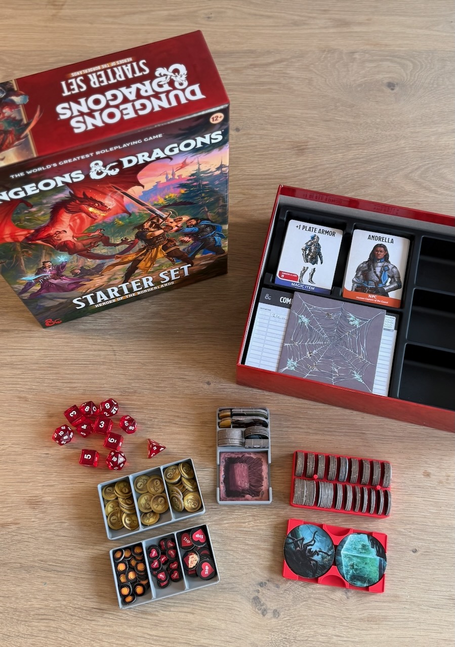 Inserts for Dungeons & Dragons - Heroes of the Borderlands - Starter Set
