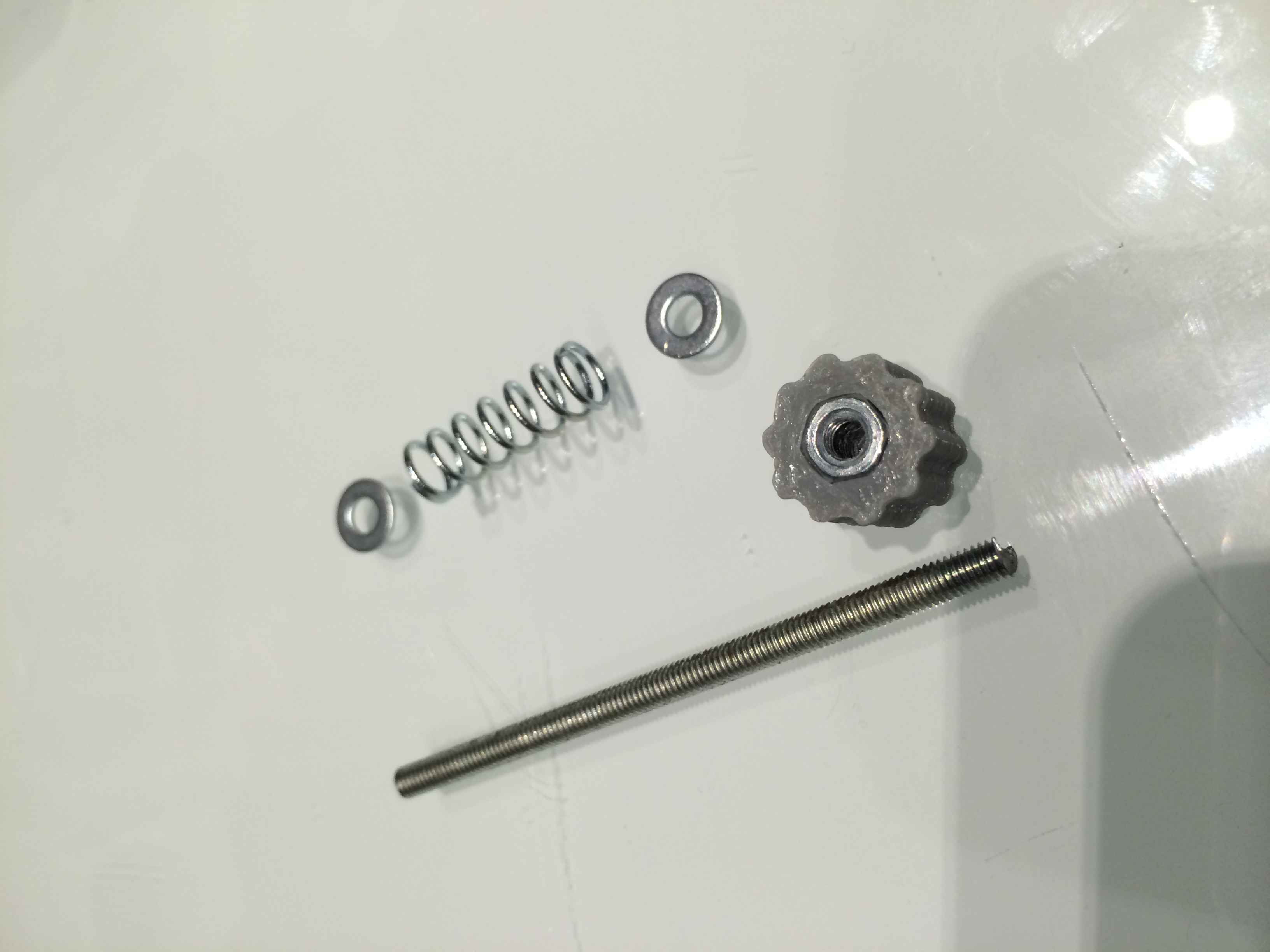 Nut Cup M3  for extruder spring adjust