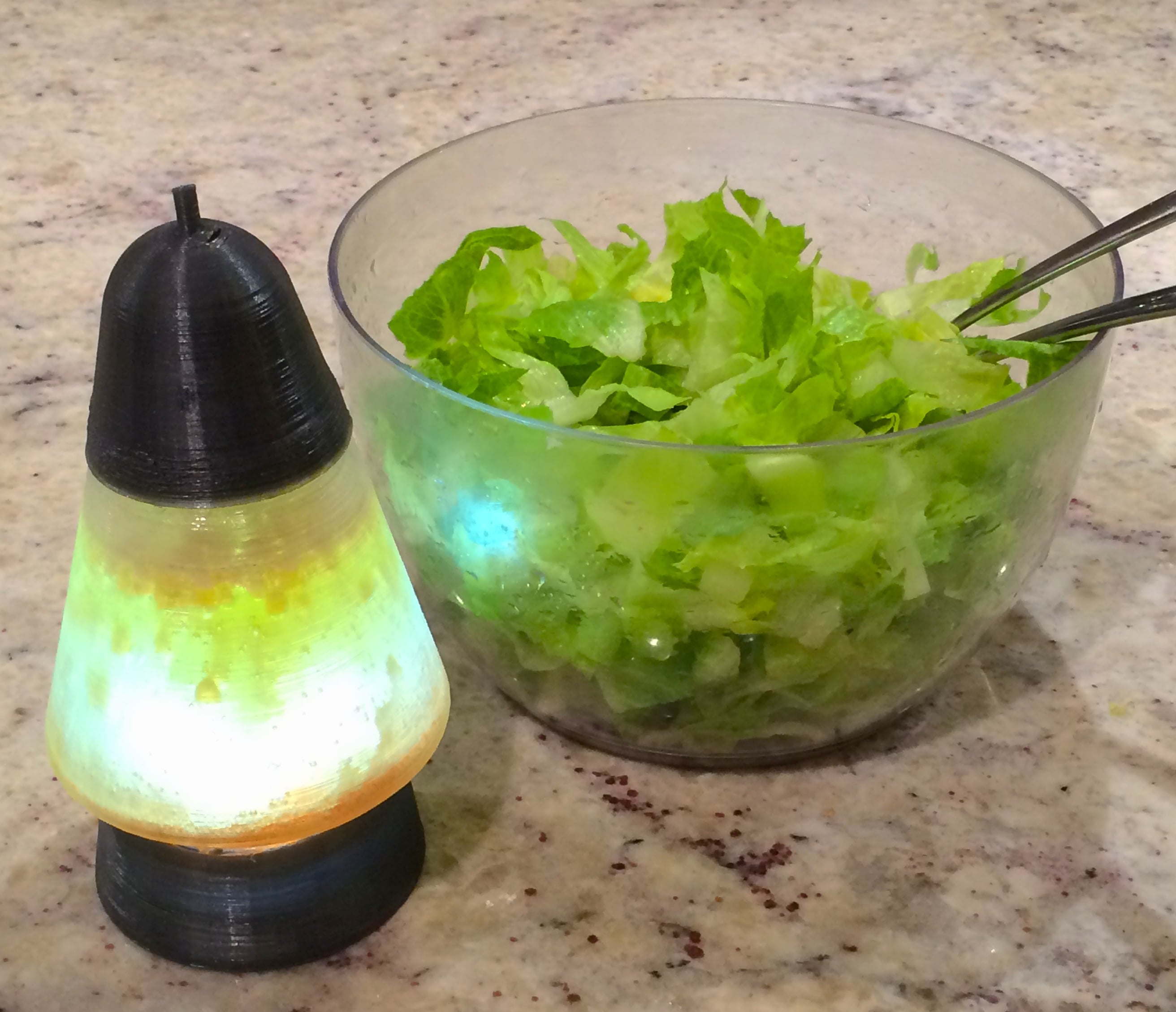 Lava Lamp salad dressing dispenser: Groovy!!!