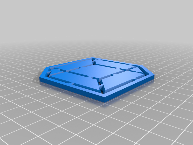 Guiding template for a drawable 3D-Cube