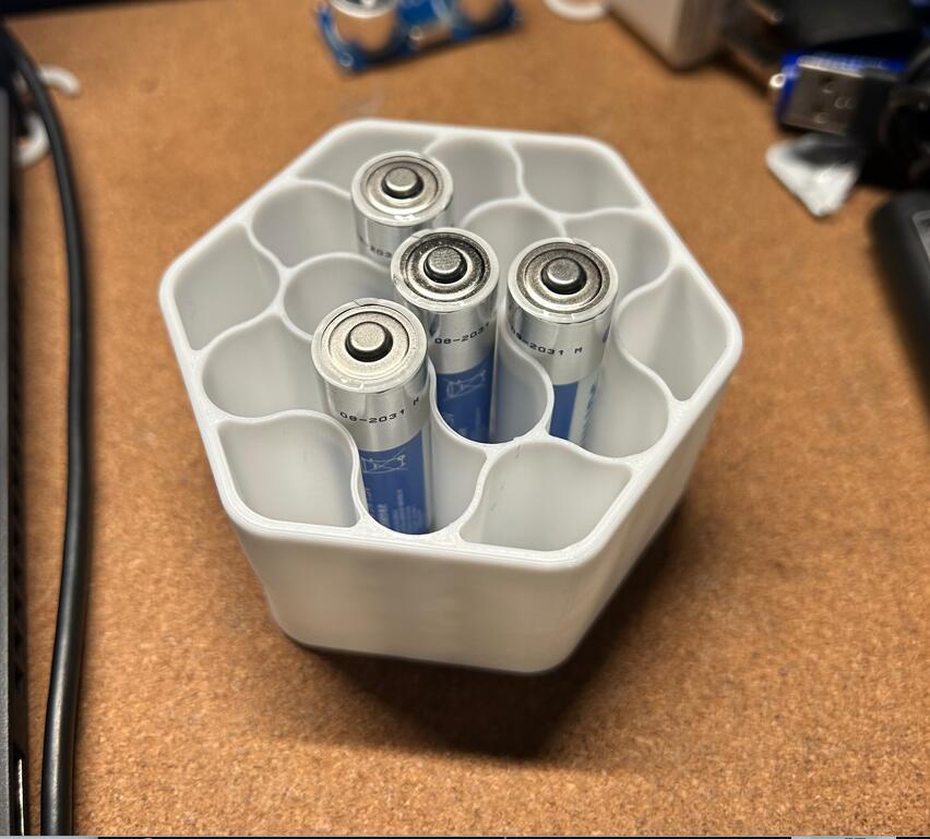 AA battery case
