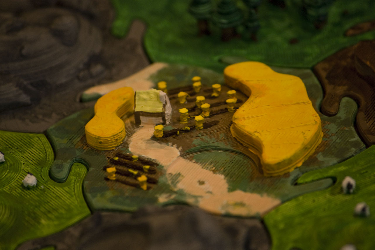 Catan Wheat Tiles - Warcraft Inspired