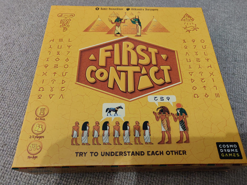 First Contact - Boardgame insert
