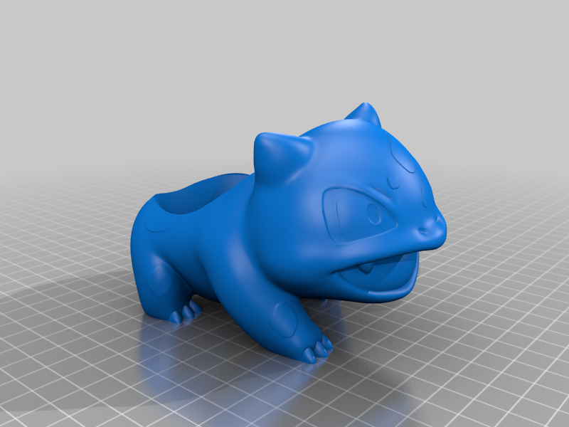 Bulbasaur Planter High Poly Count