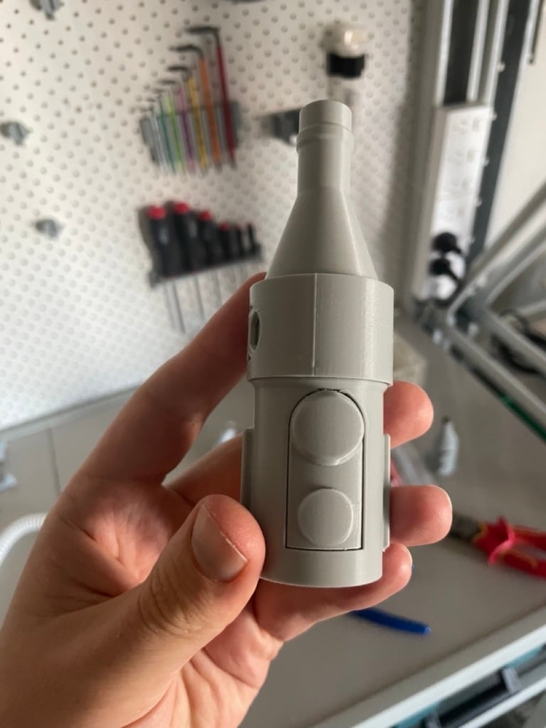 Dyson to CPAP tube adapter (V8 style quick disconnect)