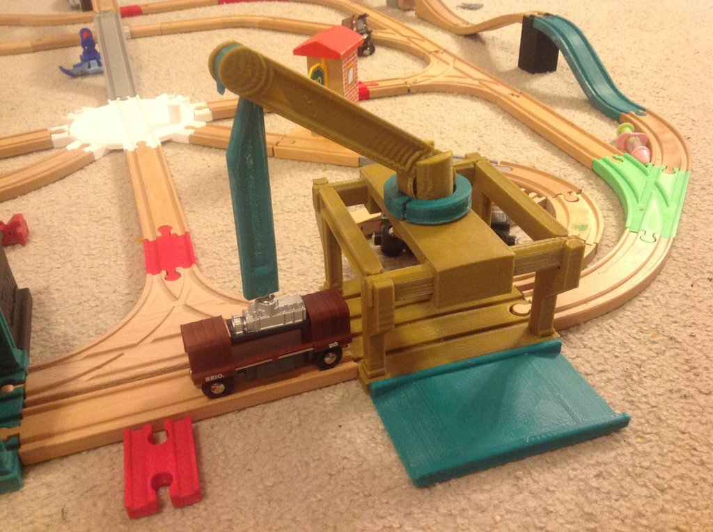 Crane (Wooden Train/Brio/Thomas Compatible)