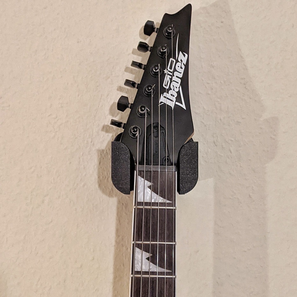 Electric guitar wall mount