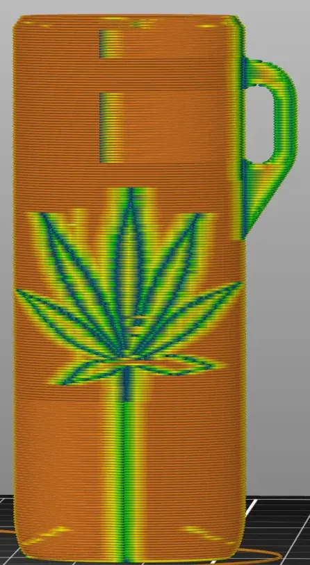 Bic Lighter Pot Leaf Case w Keyhook
