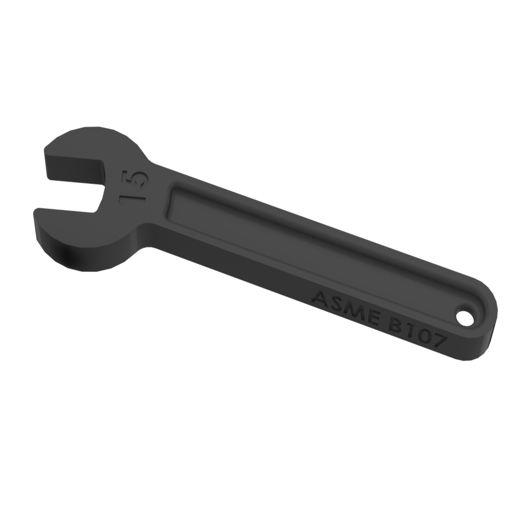 Standard 15 mm wrench - open head