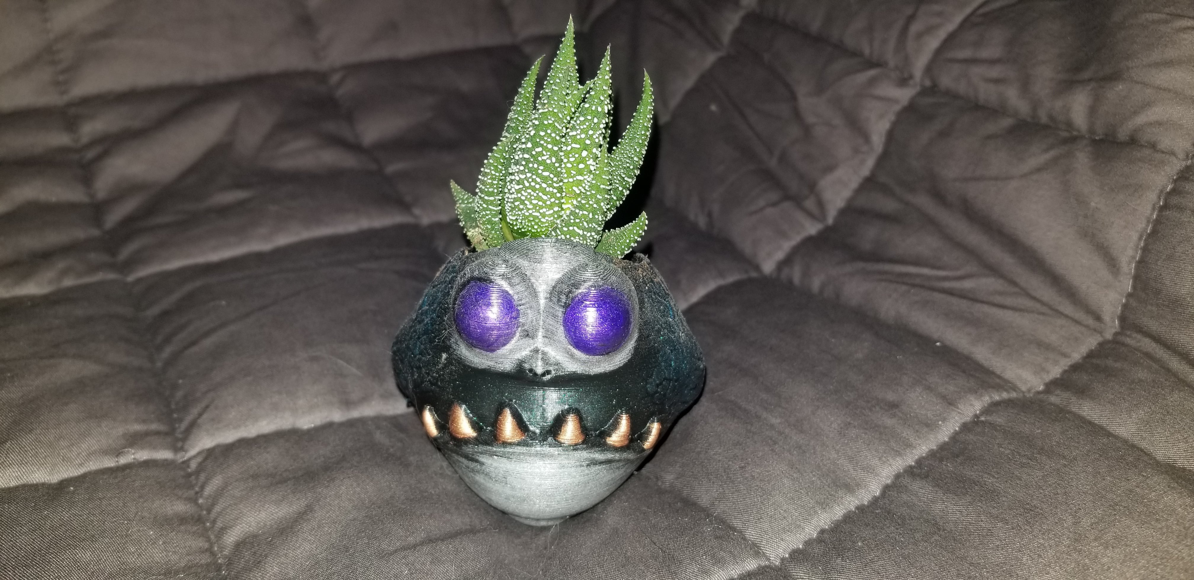 Cute baby dragon planter