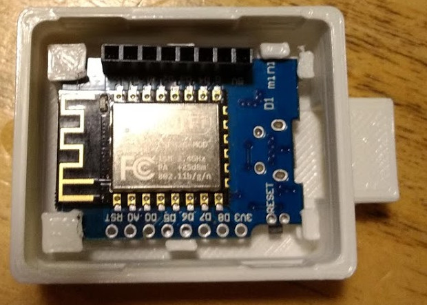 Wemos D1 Mini frame module for enclosures (openscad)