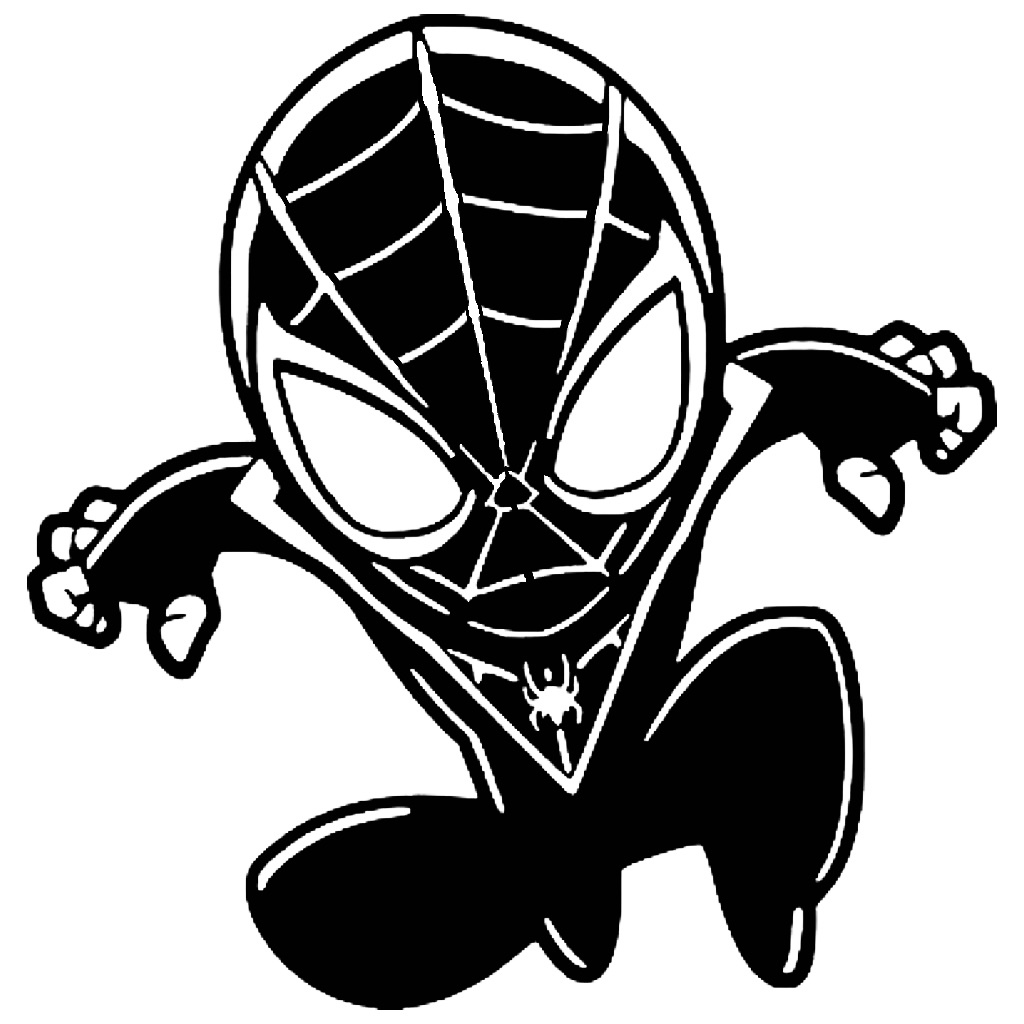 2D Miles Spiderman