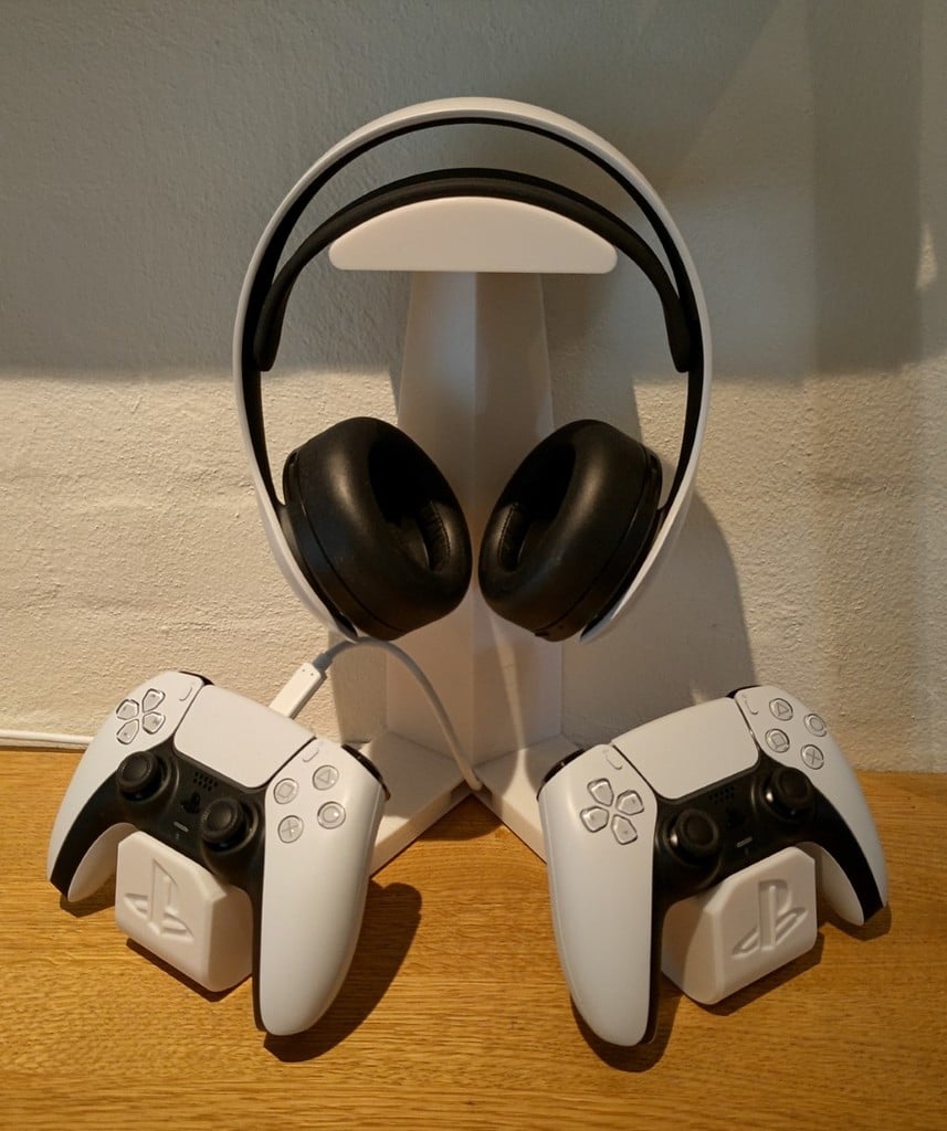 PS5 Dual controller and headset stand