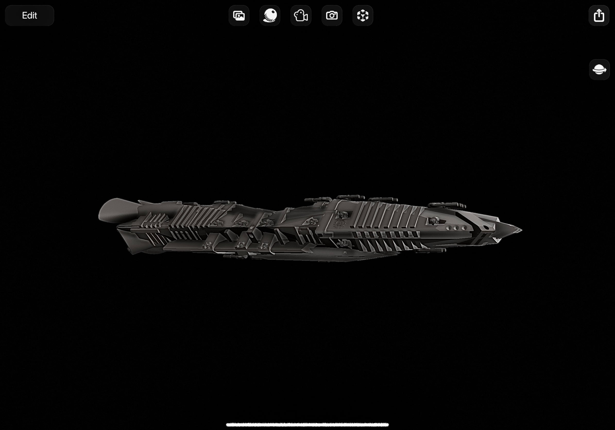 Battlestar Galactica Caprican Class Destroyer