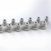 R/C Battery Charger Banana Plug Storage Mount 3D model