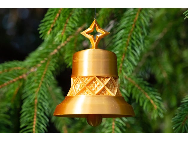 Lattice Bell Christmas Ornament