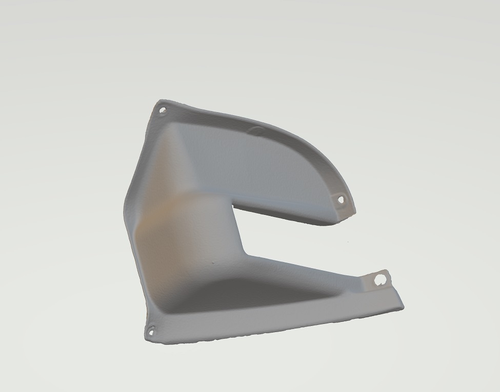3D scanned Tailgate hinge cover VW T2 Bay Window