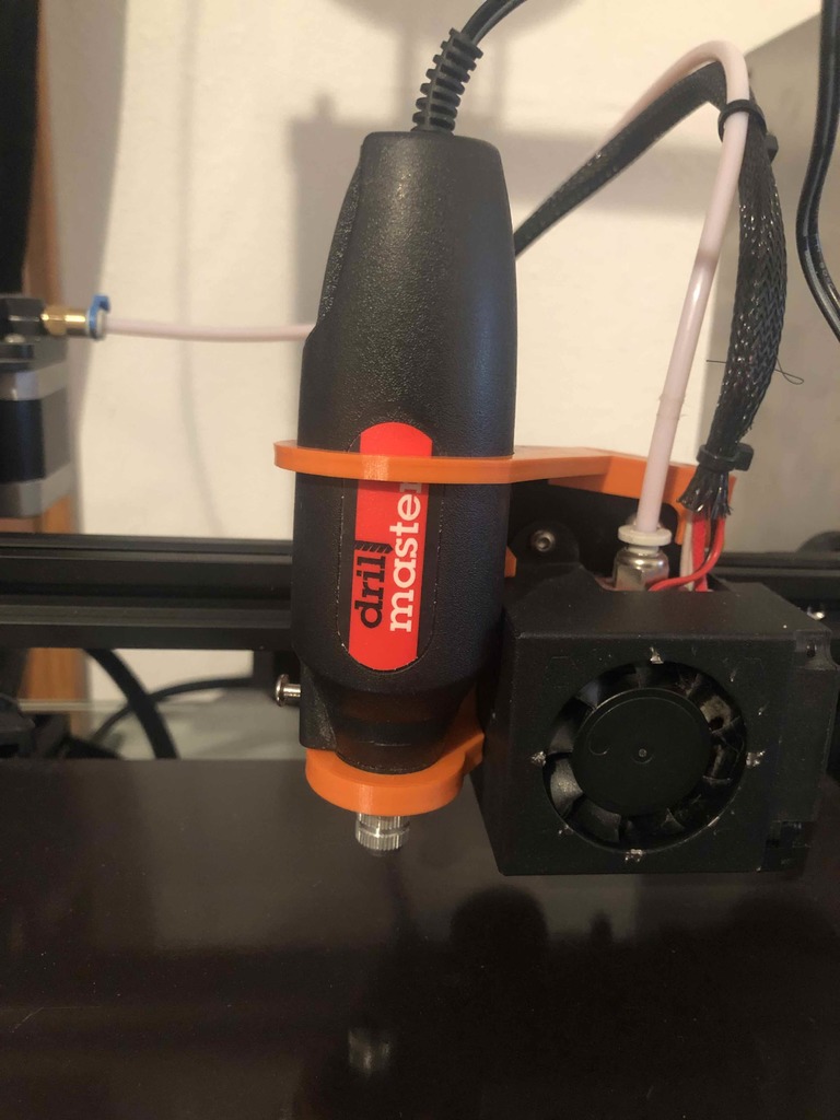 Ender 3 / CR10 Clip on mount for Harbor Freight Rotary Tool