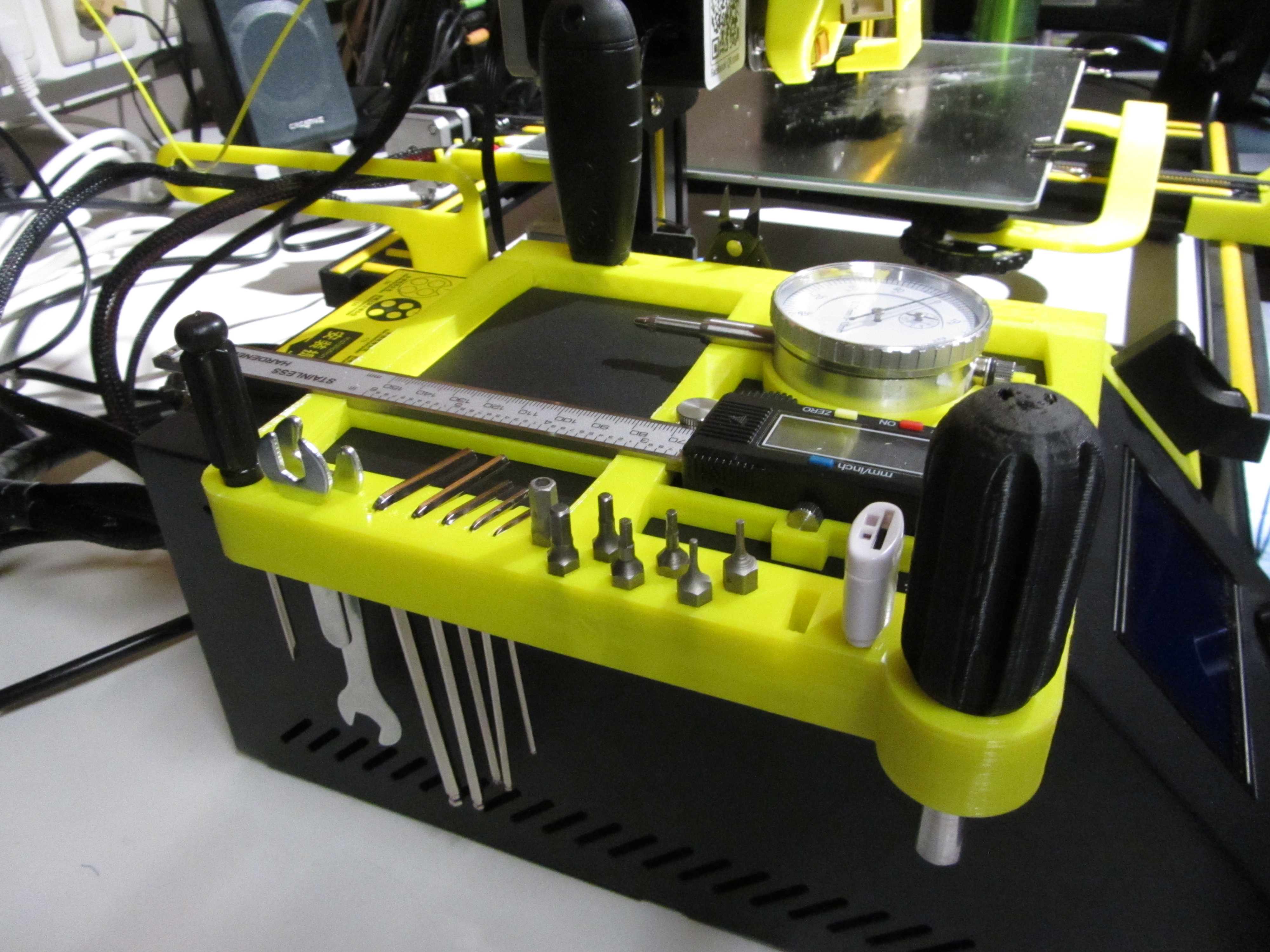 Creality CR-10 Mini combination of Toolholder and SD card