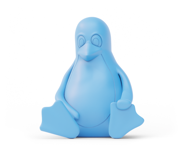 Tux, the Linux penguin.
