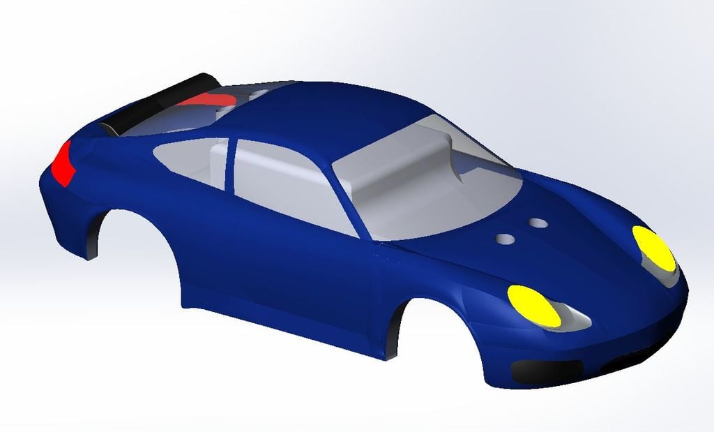 RC Car Porsche shell body