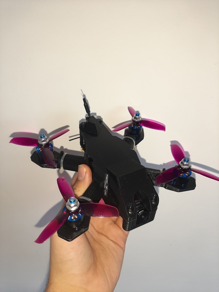 complete fpv drone frame the "boar cub"  (3 inch prop size) easely sub250
