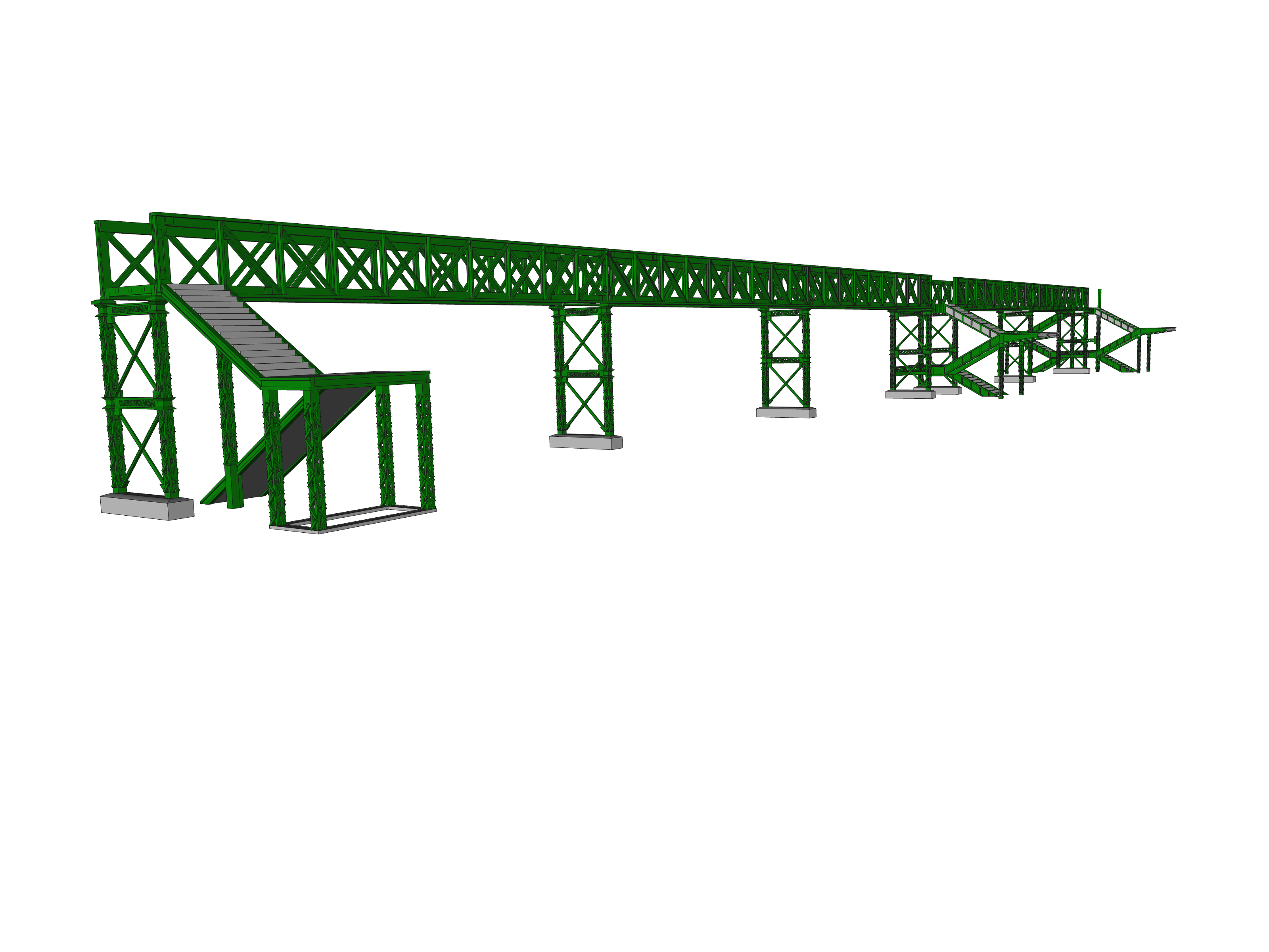 Pasarela antigua Valladolid Old overpass (H0, 1:87)