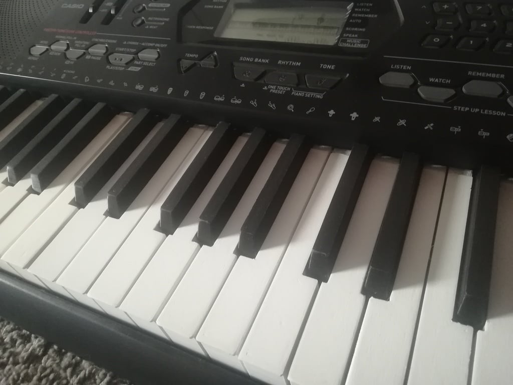 MIDI keyboard keys - Casio CTK3000