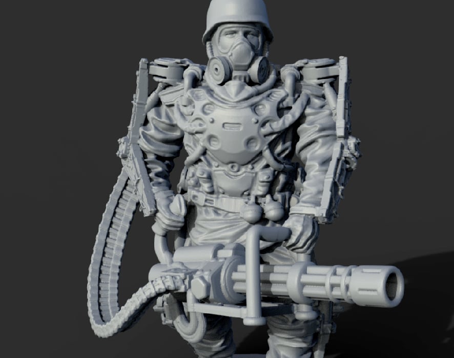 Sci fi soldier