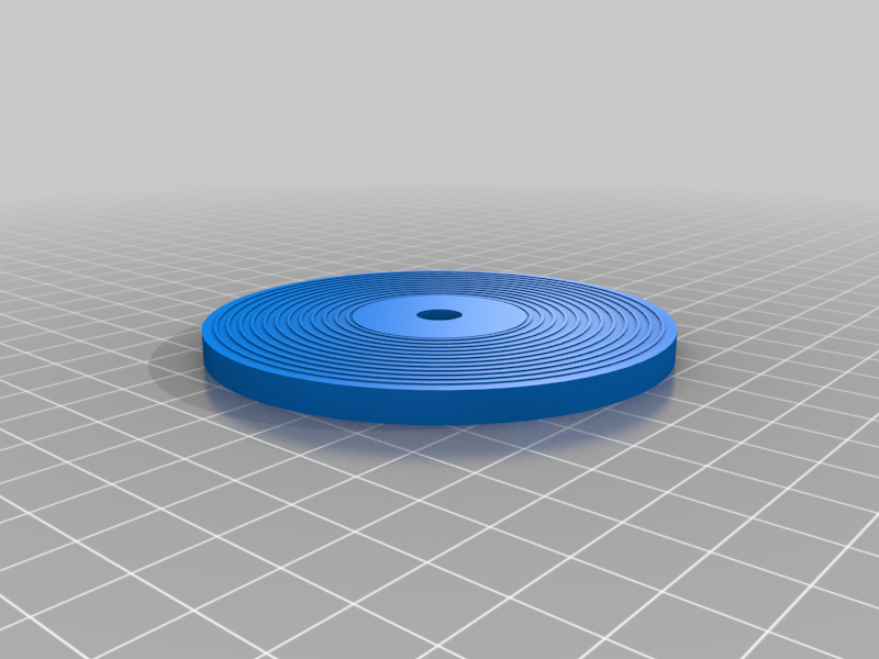Vinyl record cake topper