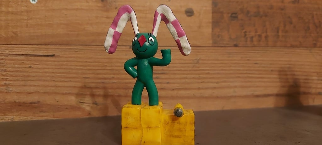 Bunny with the chequered ears (kockásfülű nyúl)