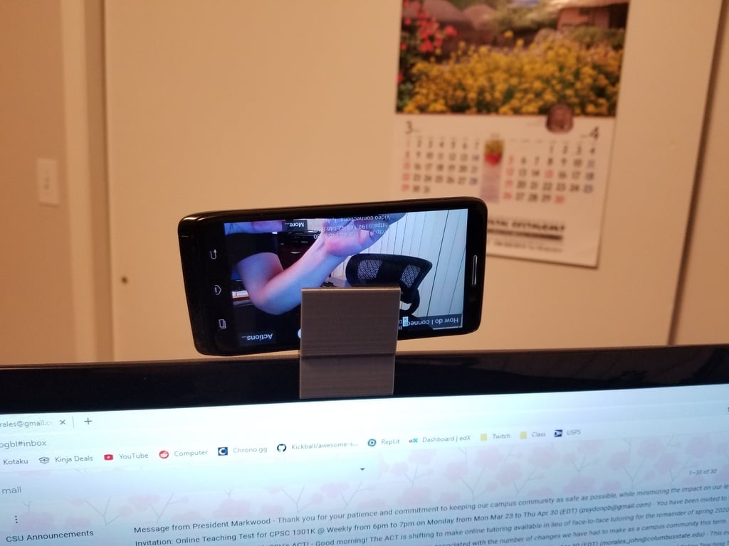 Phone Camera Mount for Asus Monitor