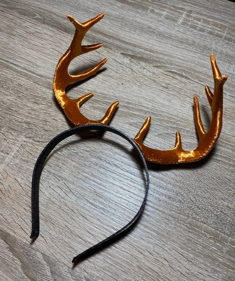 Antlers headband improved