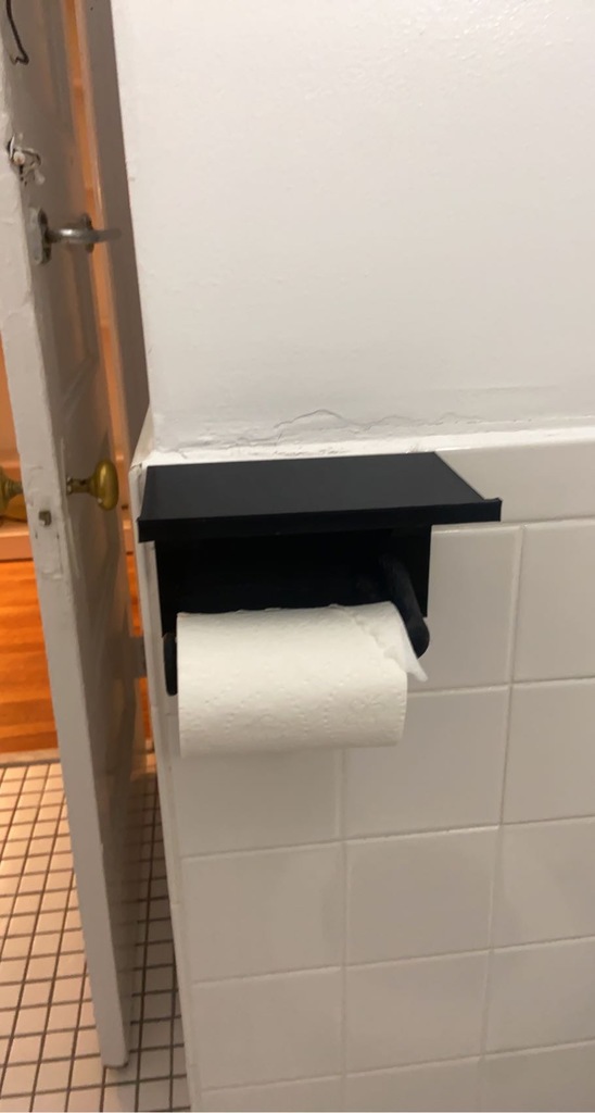 Toilet Paper Holder with phone shelf
