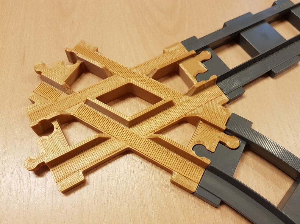 Train track: crossing (60°)