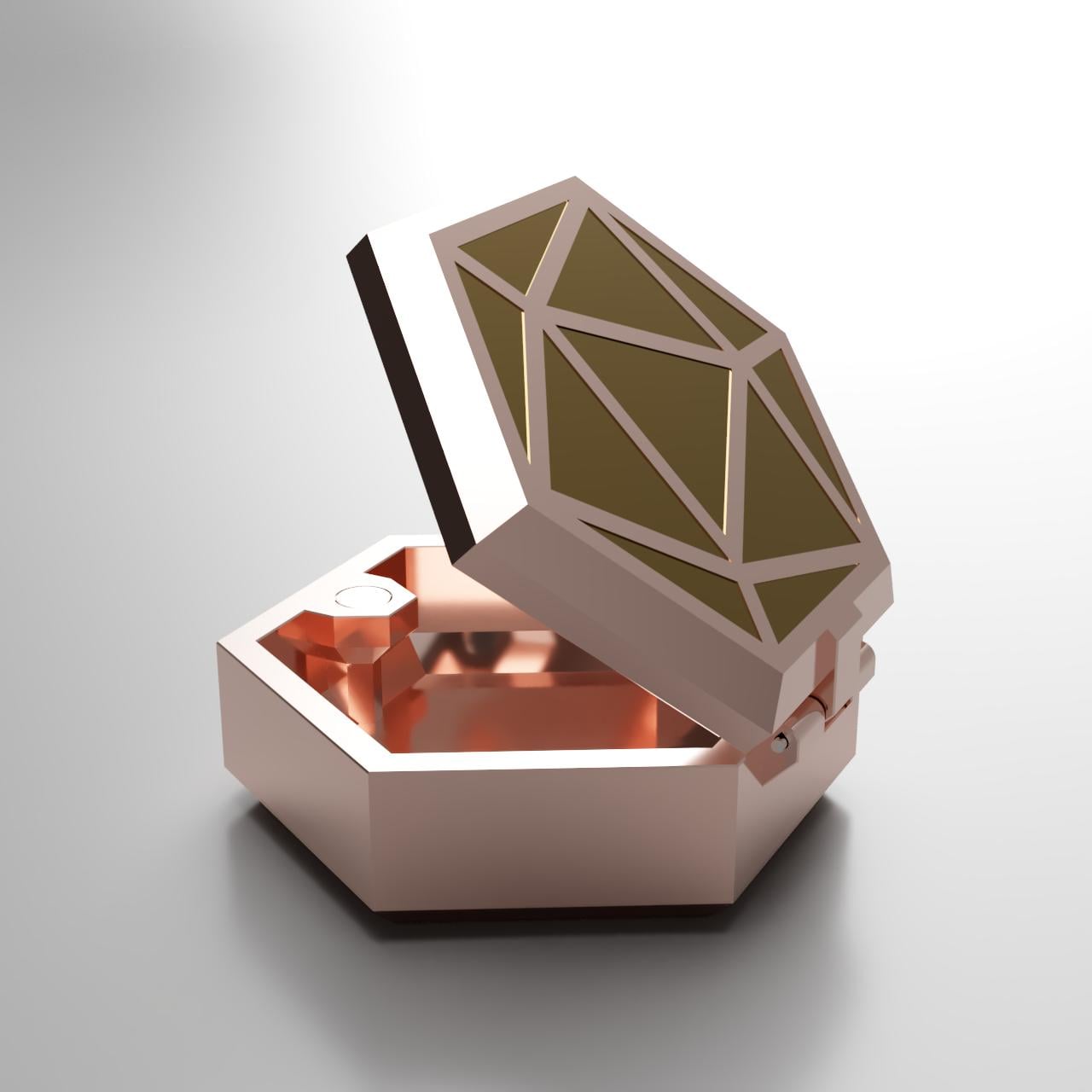 D20 Dice Box M2 - Magnetic