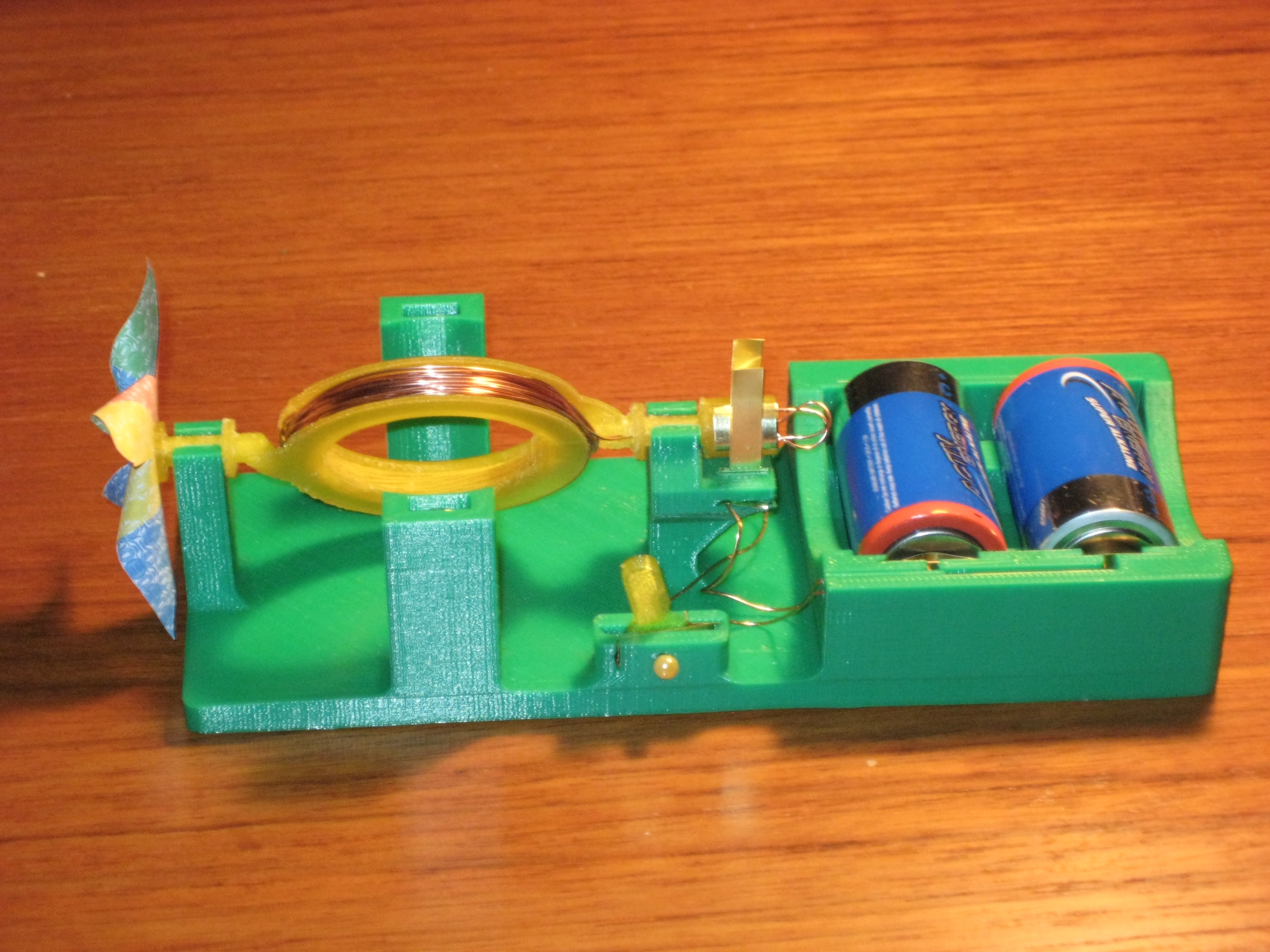 A Simple Direct Current Electric Motor